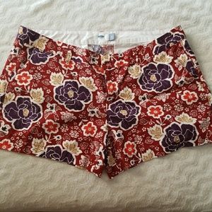 Old Navy flowered shorts